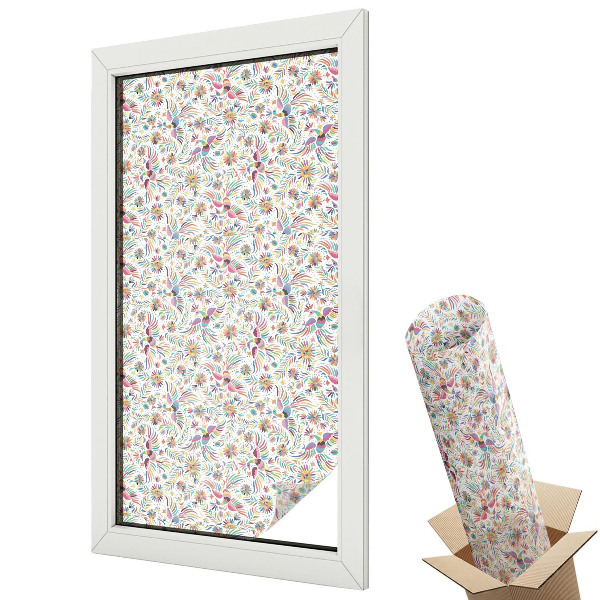 Mliečna fólia na sklo Farebná exotika