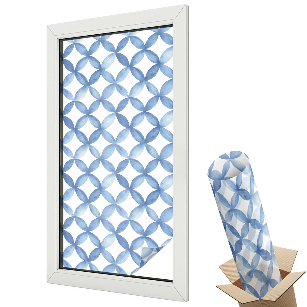 Okenná fólia Geometrické kvety