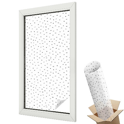 Mliečna fólia na sklo Geometrické trojuholníky