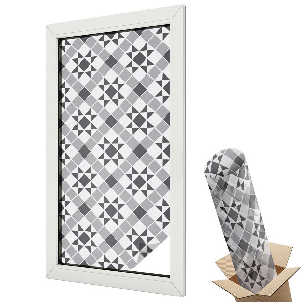 Fólia na sklo dverí Geometrické vzory