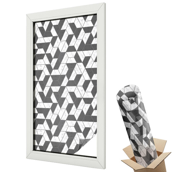 Fólia na sklo dverí Geometrické ilúzie