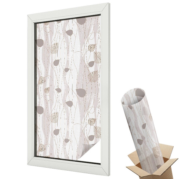 Okenná fólia Elegantné listy