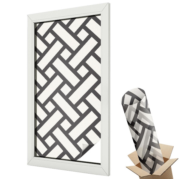 Fólia na sklo dverí Prekladanie obdĺžnikov