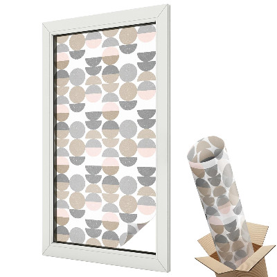 Matná fólia na sklo Geometrické vzory