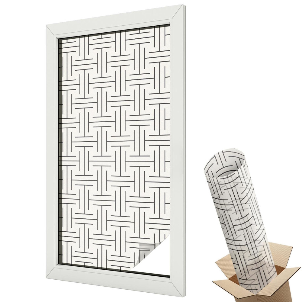 Okenná fólia Symetrický vrkoč