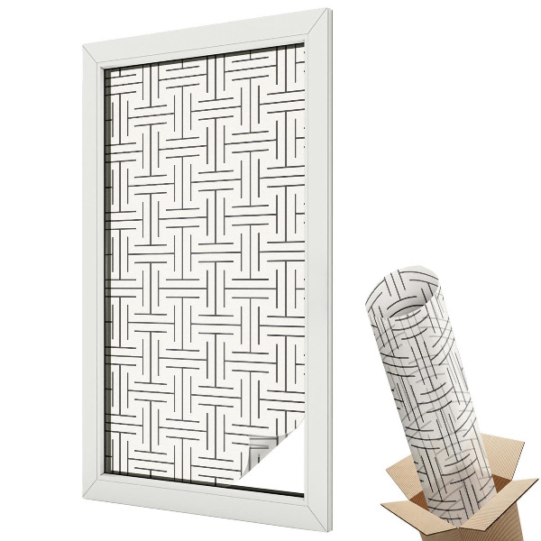 Okenná fólia Symetrický vrkoč