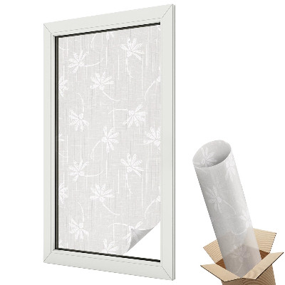 Okenná fólia Kvetinové vzory