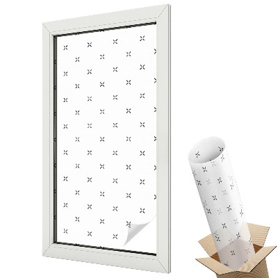 Okenná fólia Geometrické kríže