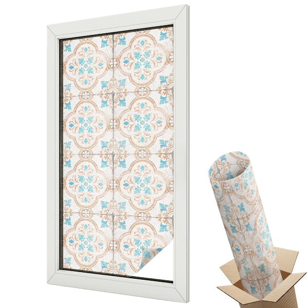 Matná fólia na sklo Rustikálne dlaždice