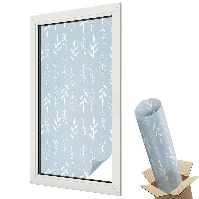 Matná fólia na sklo Rastlinný vzor