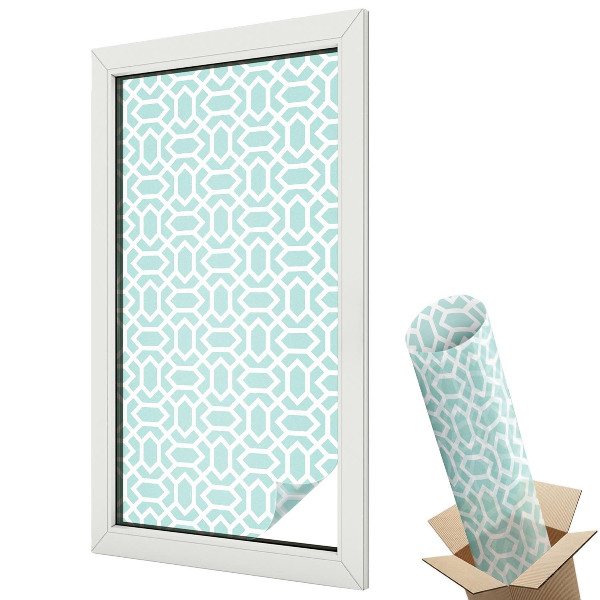 Fólia na sklo dverí Geometrické vzory