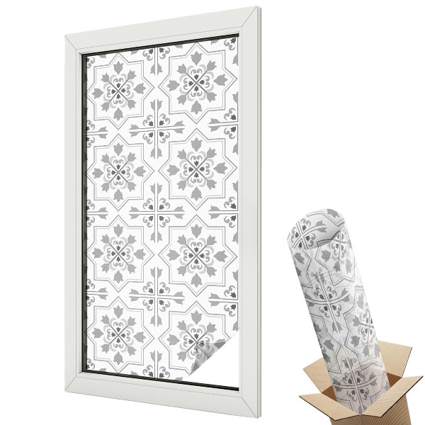 Matná fólia na sklo Symetrické ornamenty