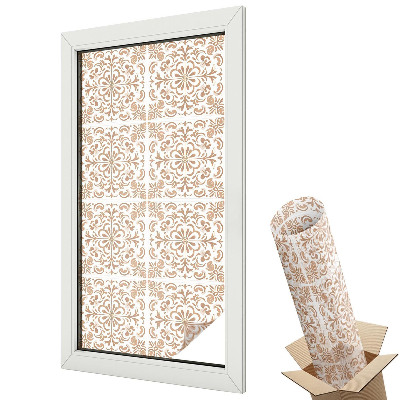 Mliečna fólia na sklo Klasický ornament