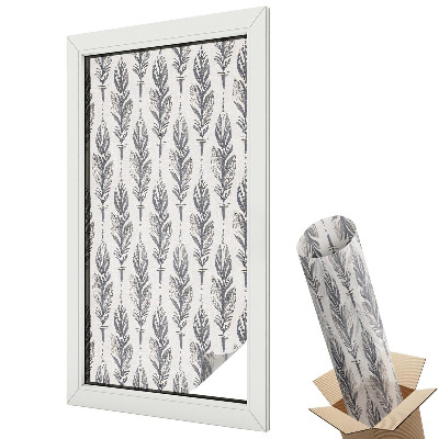 Matná fólia na sklo Elegantné perie