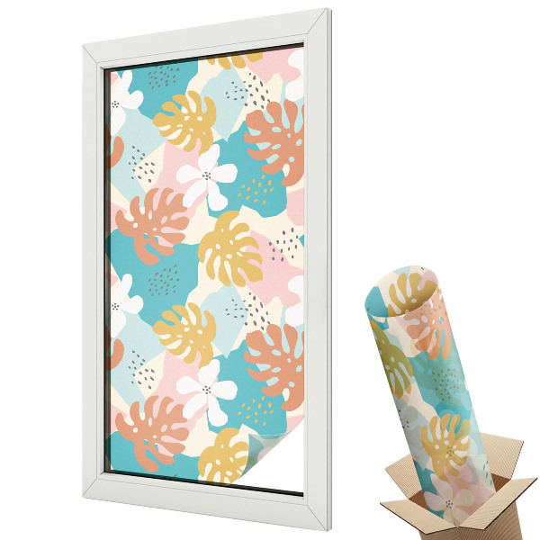 Mliečna fólia na sklo Exotická príroda