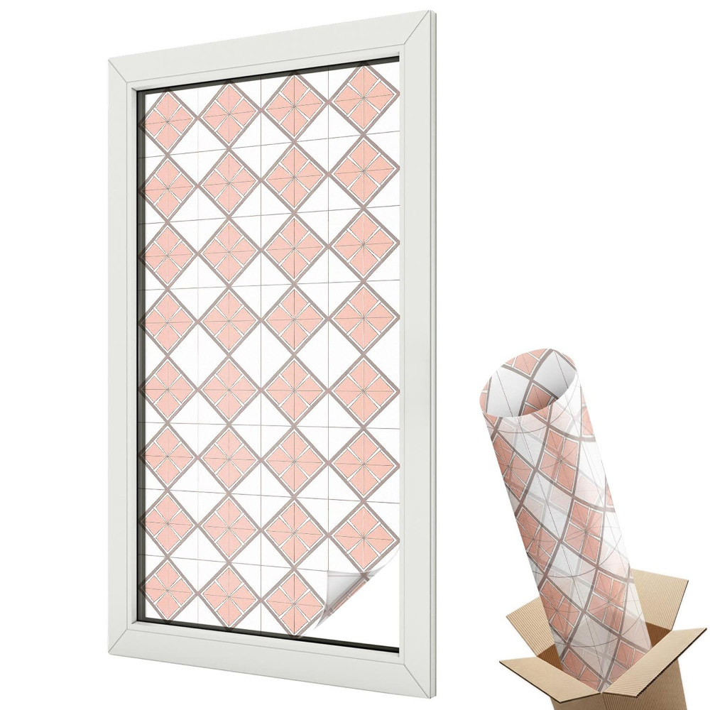 Okenná fólia Geometrické kosoštvorce