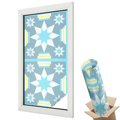 Matná fólia na sklo Hviezdny vzor