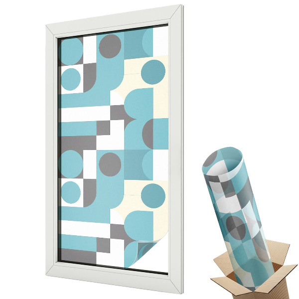 Mliečna fólia na sklo Geometrické vzory