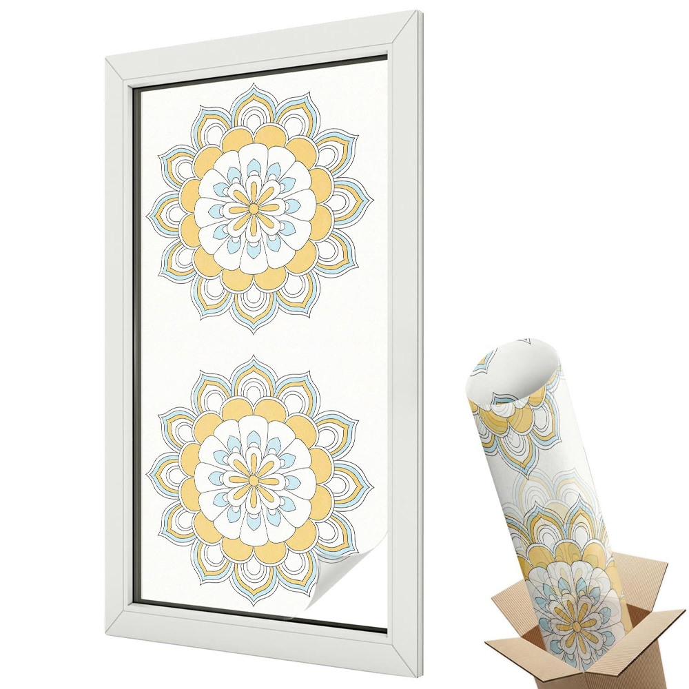 Okenná fólia Farebné mandaly