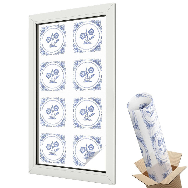 Okenná fólia Jemné kvety