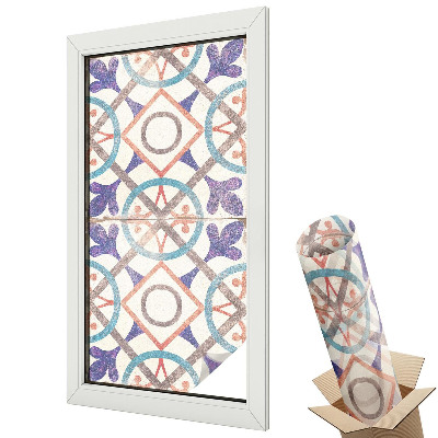 Matná fólia na sklo Farebné mozaiky