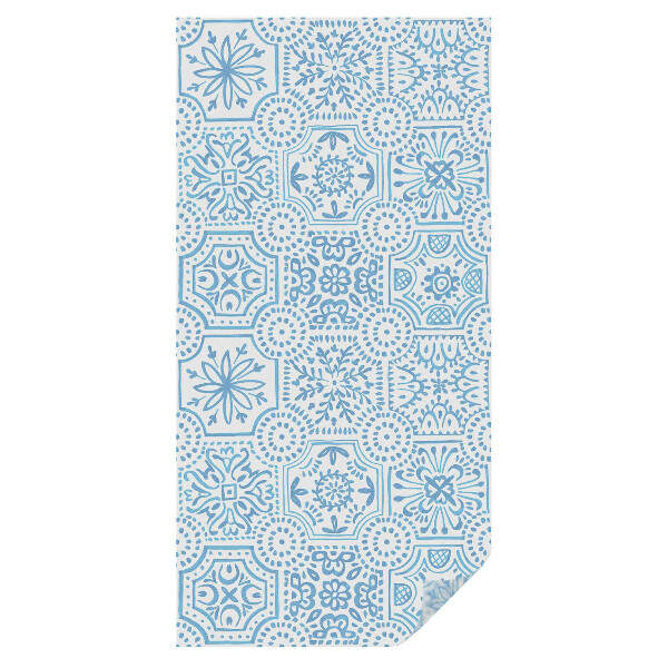 Fólia na sklo dverí Modré dlaždice