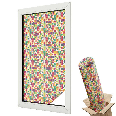 Okenná fólia Farebná abstrakcia