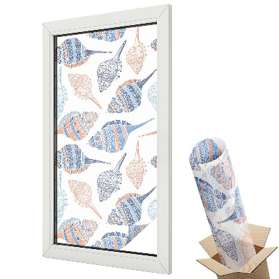 Mliečna fólia na sklo Morské mušle