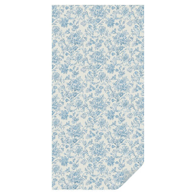 Mliečna fólia na sklo Kvetinový vzor