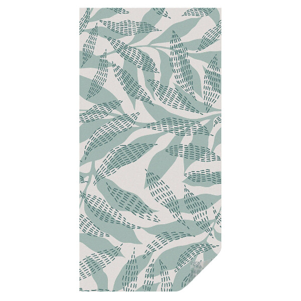 Fólia na sklo dverí Zelené listy