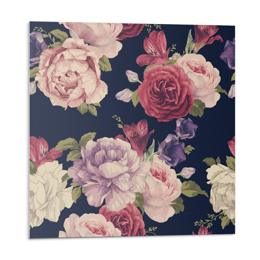 Pvc obklady Kvetinový vzor na pozadí