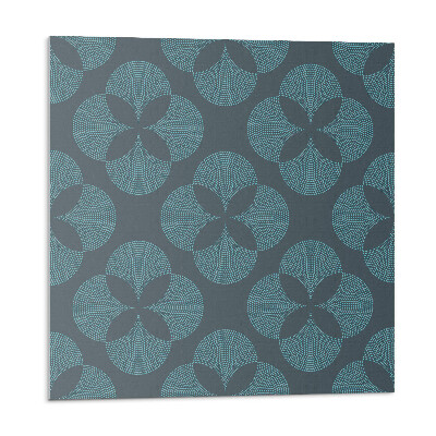 Pvc obklady Kvetinový vzor s kruhmi