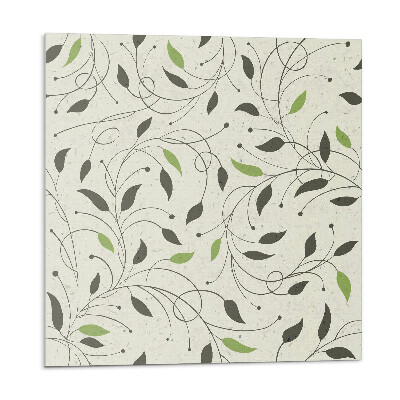 Samolepiace pvc obklady Vzor s listami a vetvičkami