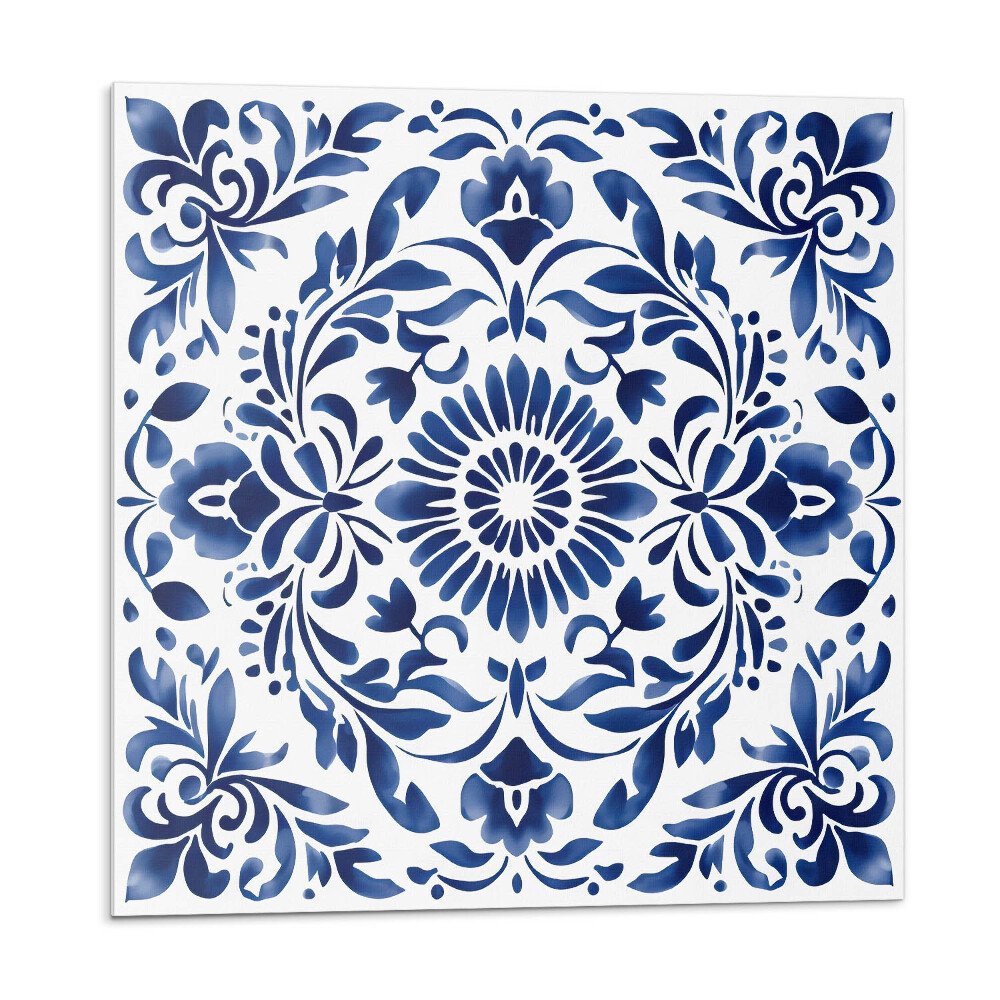 Samolepiace pvc obklady Kvetinový vzor s ornamentami