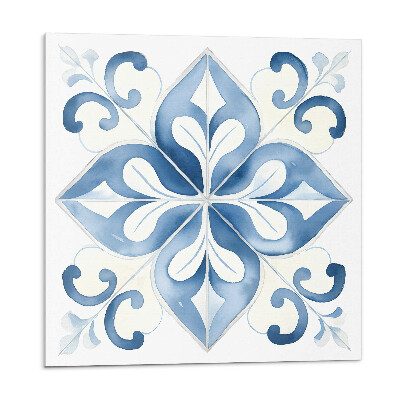 Pvc obklady Kvetinový vzor na dlaždiciach