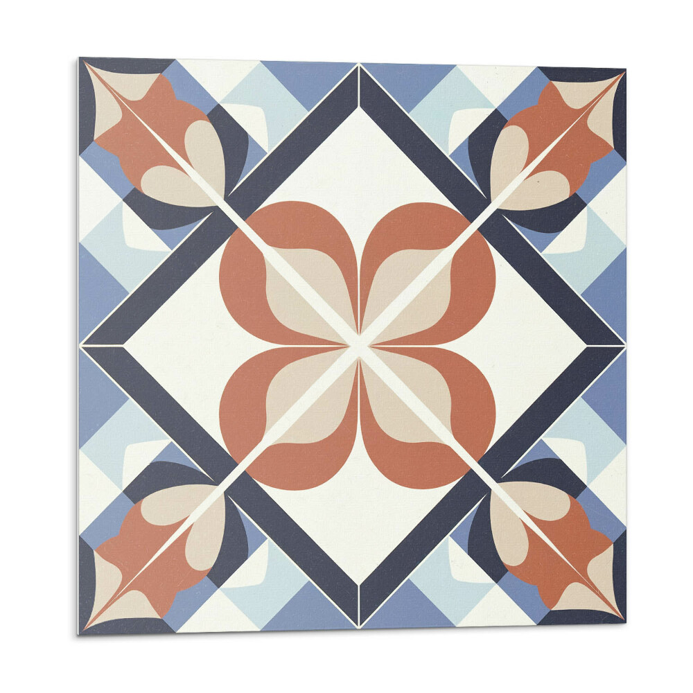 Samolepiace pvc obklady Symetrický kvetinový vzor