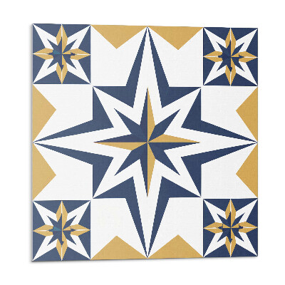 Samolepiace pvc obklady Geometrické hviezdy v štvorcoch