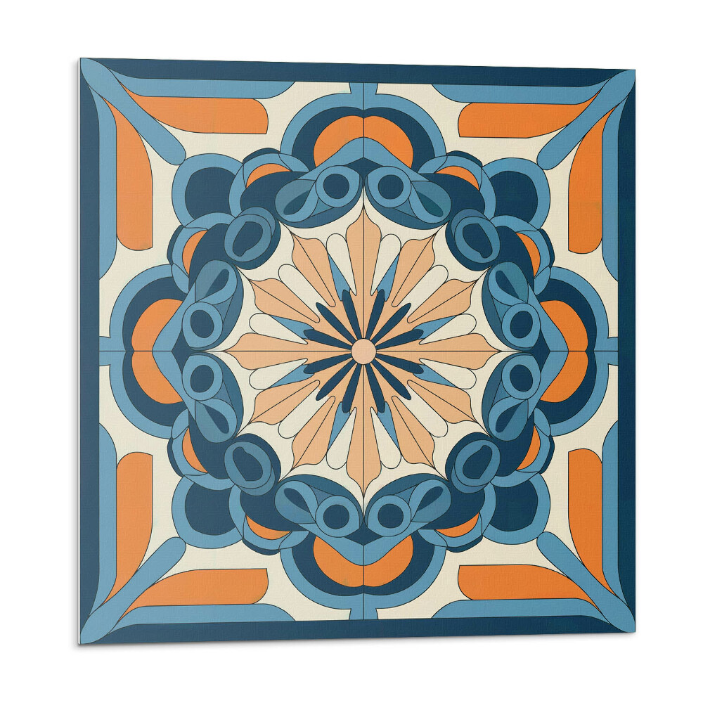 Pvc obklady Vzor mandaly s kvetinovým motívom