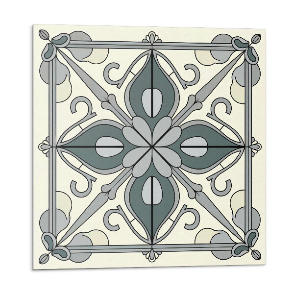 Samolepiace pvc obklady Kvetinový vzor s ornamentami