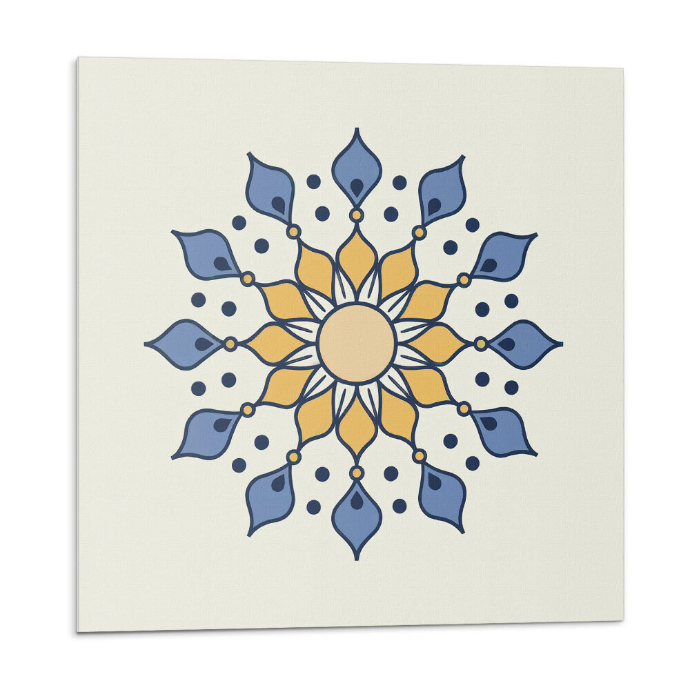 Samolepiace pvc obklady Mandala s kvetinovými vzormi