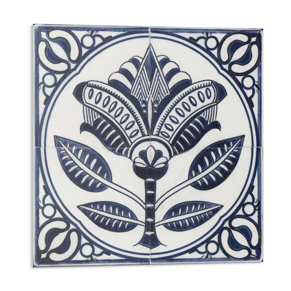 Samolepiace pvc obklady Keramický kvetinový vzor