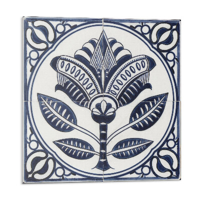 Samolepiace pvc obklady Keramický kvetinový vzor