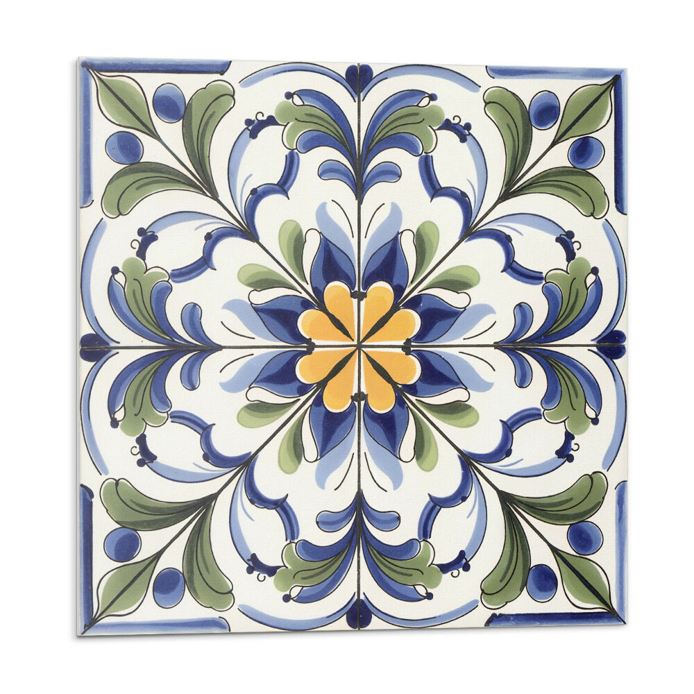 Samolepiace pvc obklady Keramický kvetinový vzor