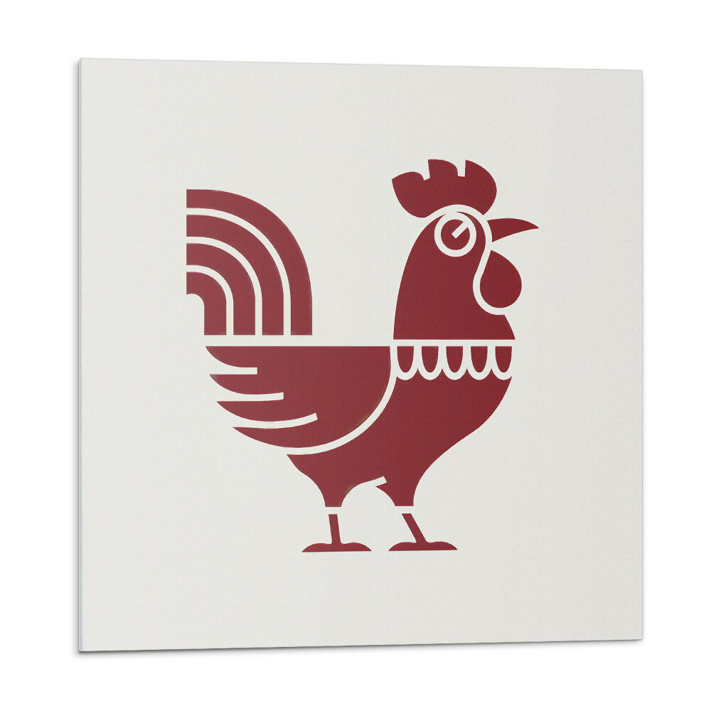 Pvc obklady Štylizovaný kohút v grafike