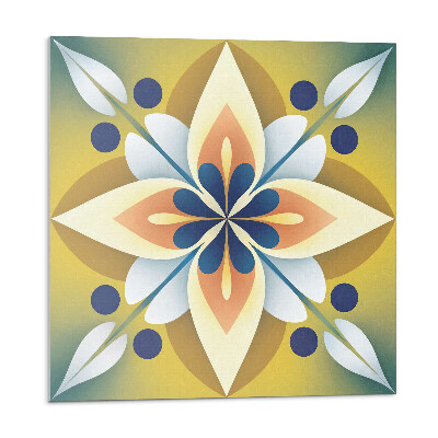 Samolepiace pvc obklady Kvetinový vzor mandaly