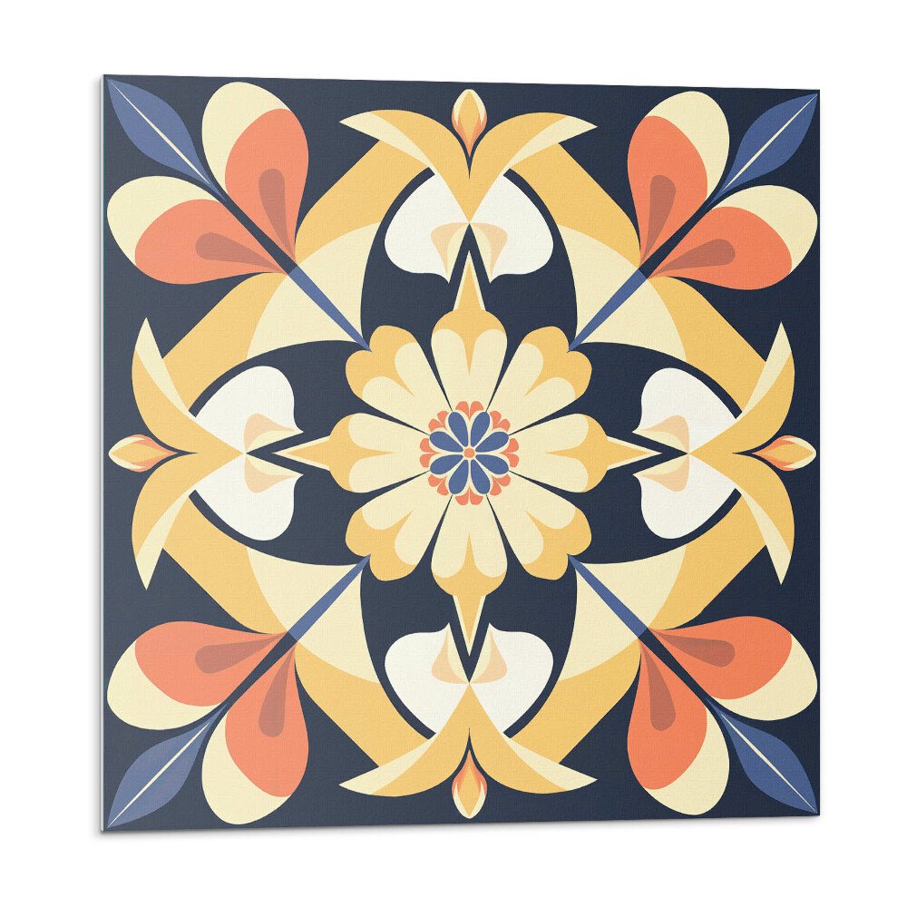 Pvc obklady Kvetinový vzor mandaly