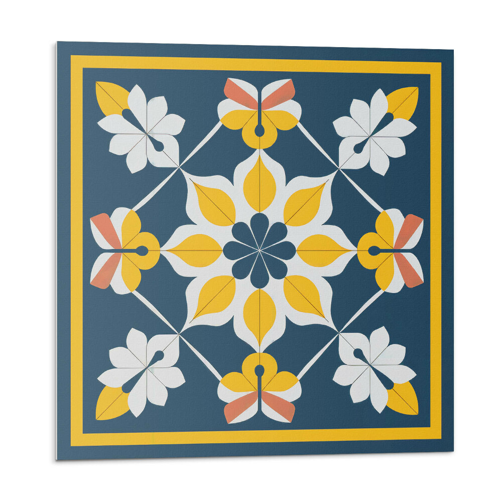 Pvc obklady Kvetinový vzor v symetrii