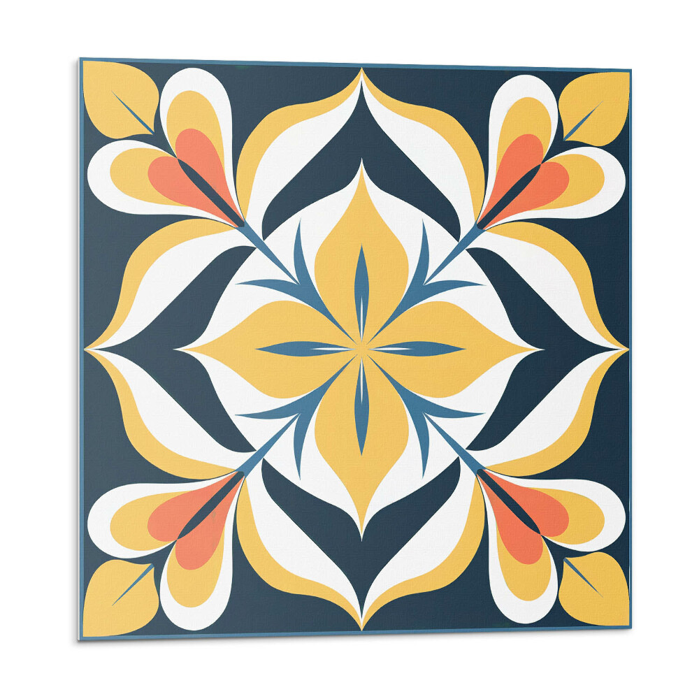 Samolepiace pvc obklady Štýlový kvetinový vzor