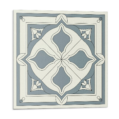 Pvc obklady Kvetinový vzor na dlaždiciach