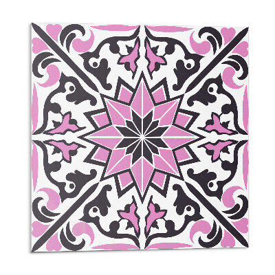 Samolepiace pvc obklady Kvetinový vzor s ornamentami